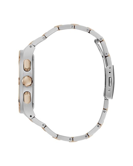 Guess Uhr Headline in Metallic für Herren