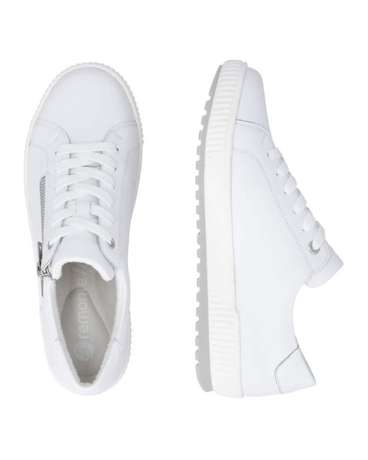 Remonte White Sneaker Low Basic