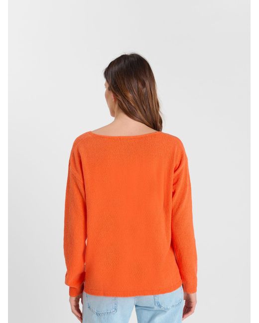 Le Temps Des Cerises Orange Pullover