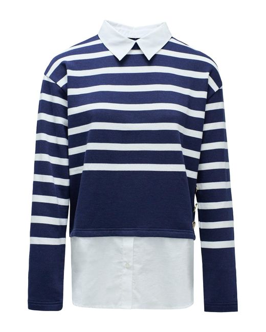 Salsa Jeans Blue Pullover 'Hemd'
