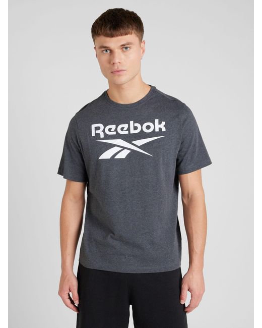 Reebok Sportshirt 'identity' in Blue für Herren