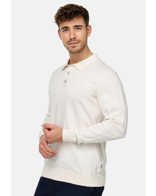 INDICODE Pullover Chips in White für Herren