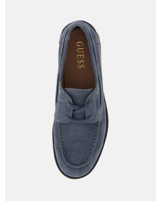 Guess Mokassin Opperne in Blue für Herren