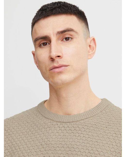 Solid Pullover Clive in Natural für Herren