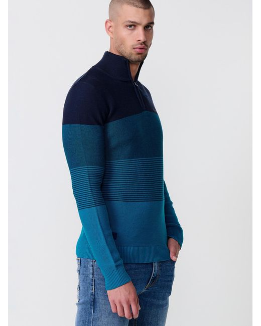 Koröshi Strickpullover in Blue für Herren