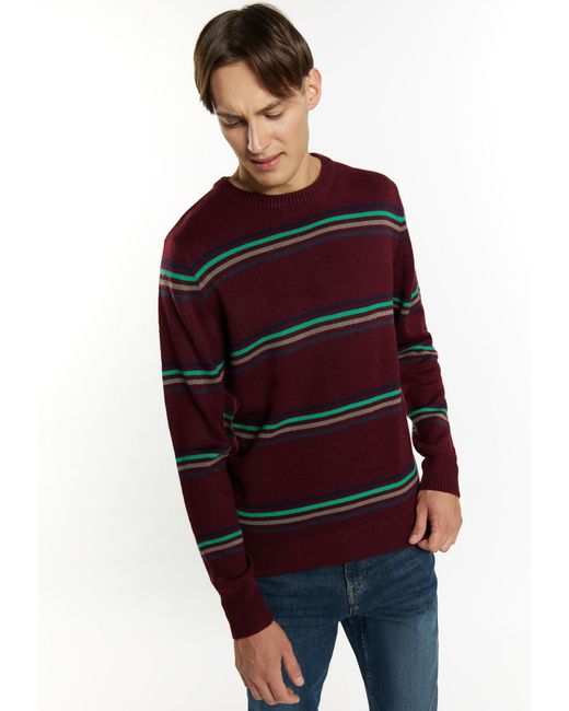 Mo Pullover Rovic in Red für Herren