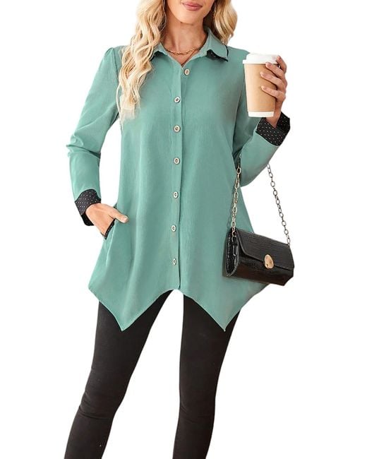 LAPA PLUS Green Bluse