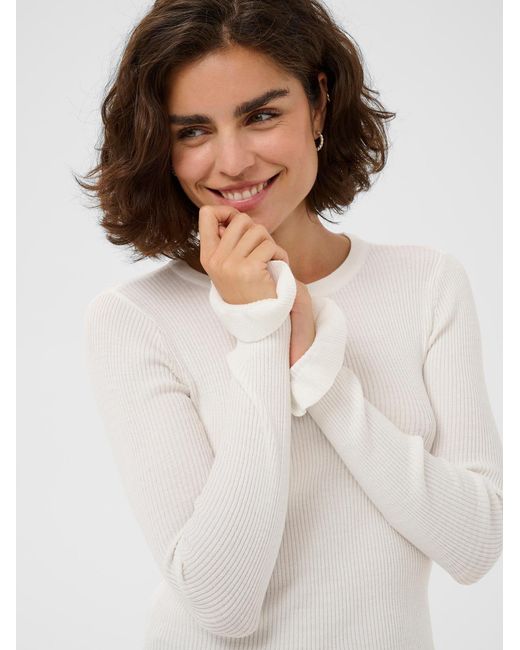 Kaffe White Pullover Kaariela