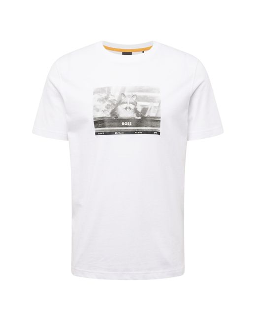 Boss T-shirt 'wilds' in White für Herren
