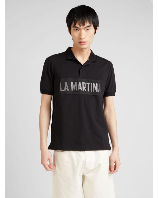 La Martina Poloshirt in Black für Herren