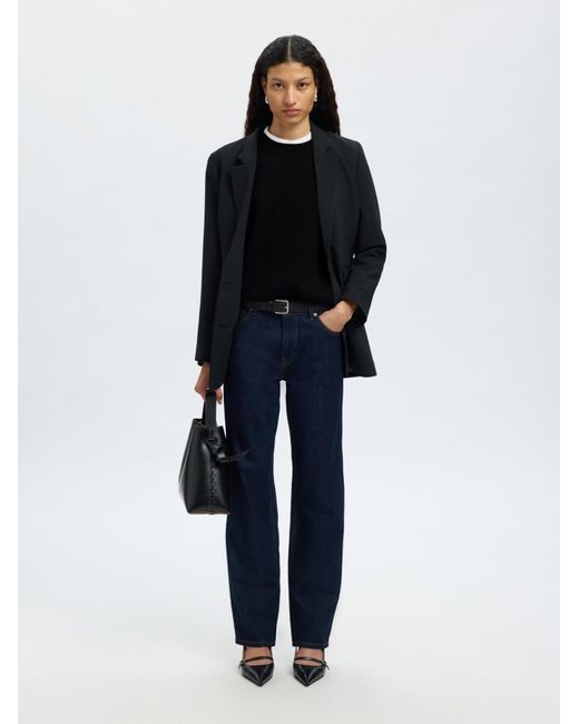 SELECTED Black Pullover