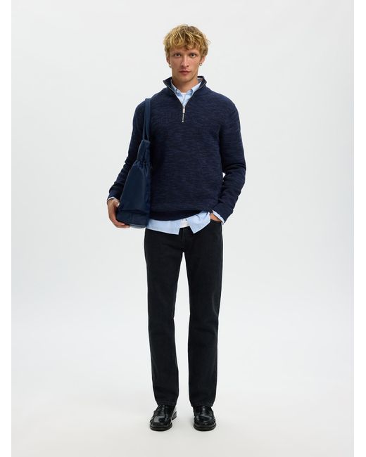 SELECTED Pullover Slhdane in Blue für Herren