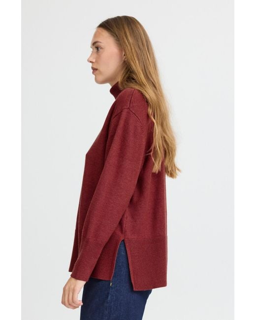 Pulz Red Pullover Steffi