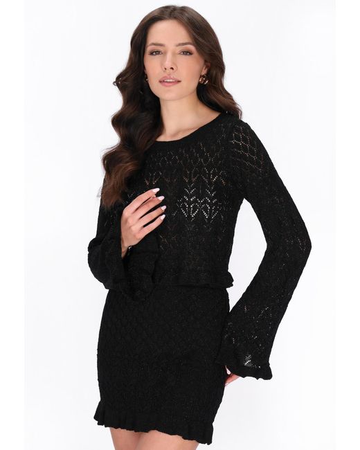 faina Black Pullover