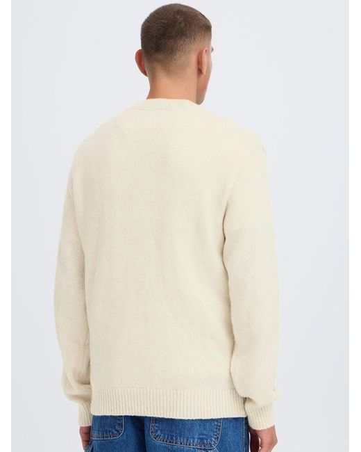 Solid Strickpullover Sdhamdani in White für Herren