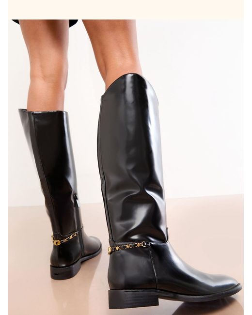 Lipsy Black Stiefel
