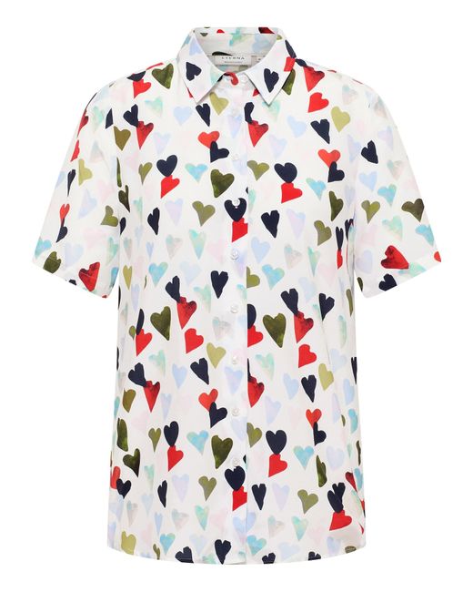 Eterna White Bluse