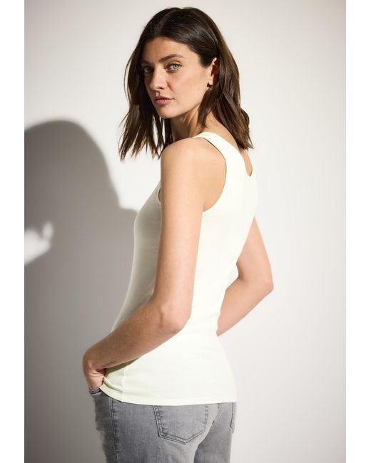 Cecil White Basic Top