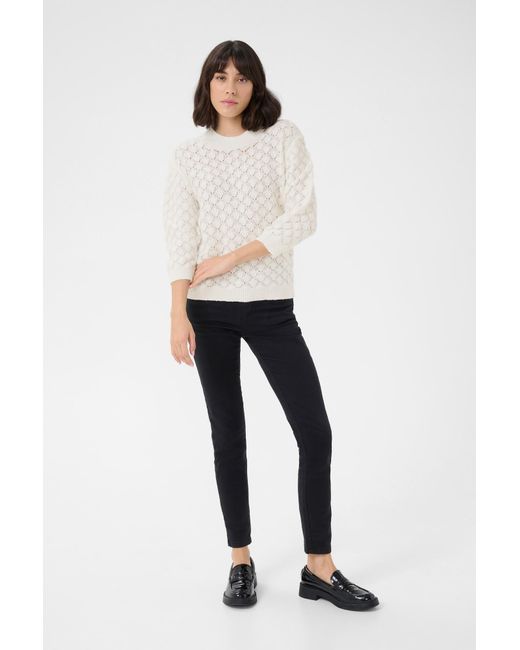 Kaffe White Pullover