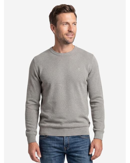 Lerros Pullover Basic in Gray für Herren