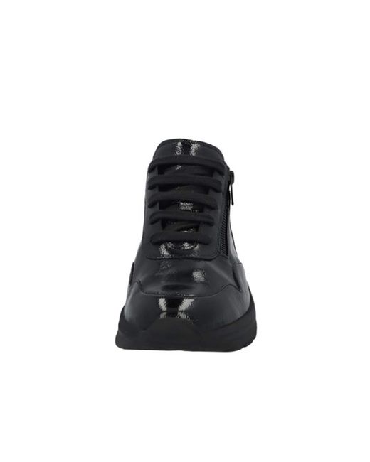 SOLIDUS Black Schnürschuh