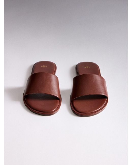 The Set Brown Pantolette