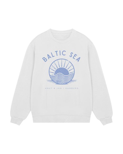 F4NT4STIC Sweatshirt Baltic Sea Knut Und Jan in White für Herren