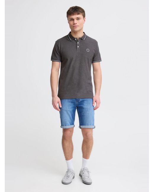 Solid Poloshirt Sdhangi in Gray für Herren