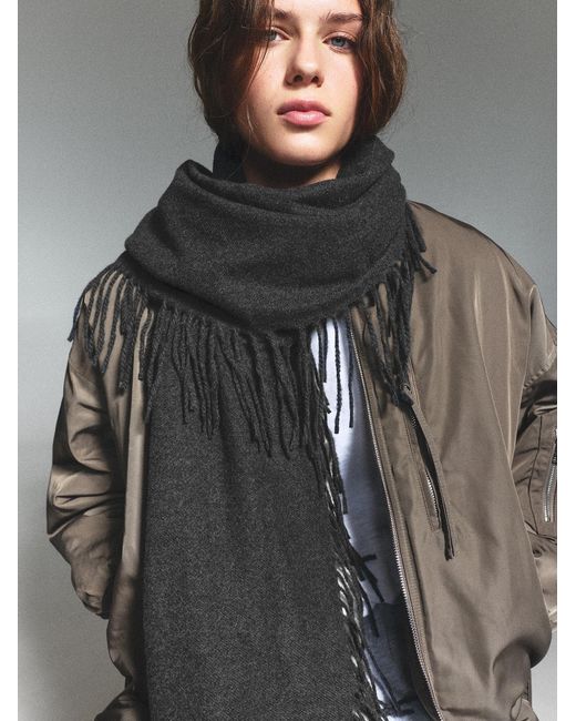Pull&Bear Gray Schal