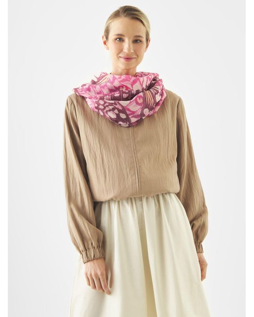 Codello Pink Loop-Schal Tuch Schmetterlingsmotiv
