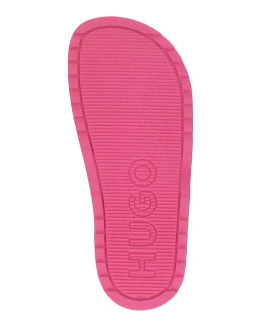 HUGO Pink Pantolette 'Match_It'