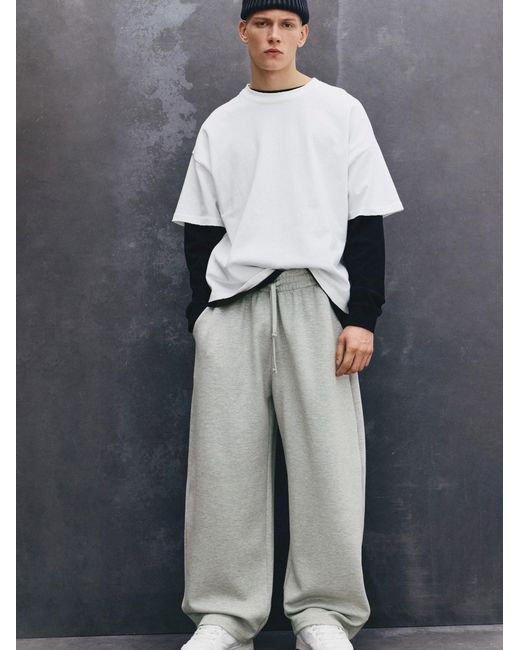 Pull&Bear Hose in Gray für Herren