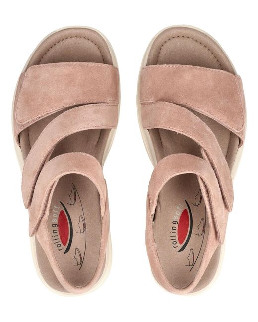 Rollingsoft Pink Sandale