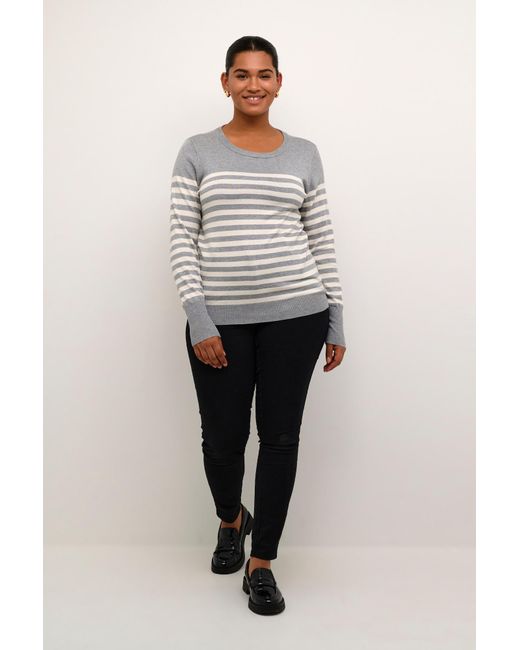 Kaffe Gray Pullover 'Kc Lizzy'