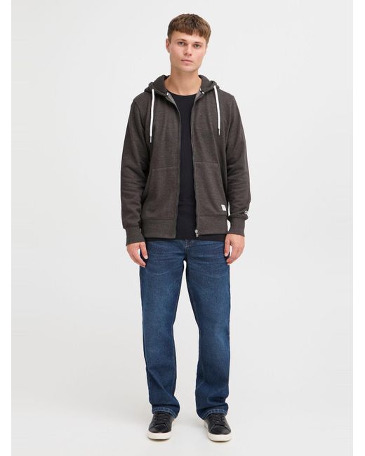Solid Sweatjacke Chali in Gray für Herren
