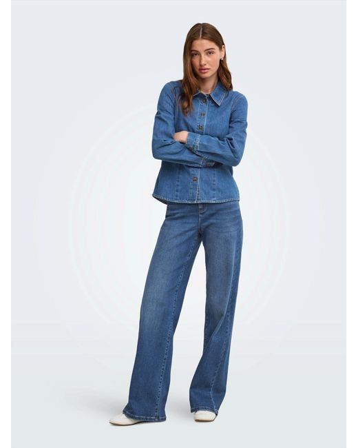 ONLY Blue Bluse Onluna