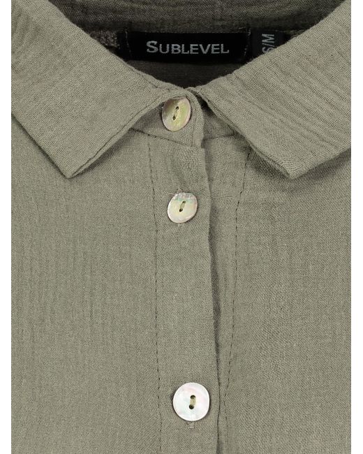 Sublevel Green Bluse