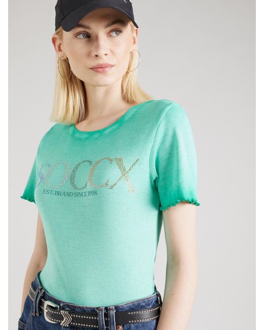 SOCCX Green T-shirt 'holly'