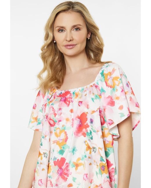 Usha Pink Bluse