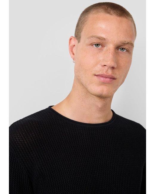 QS Pullover in Black für Herren