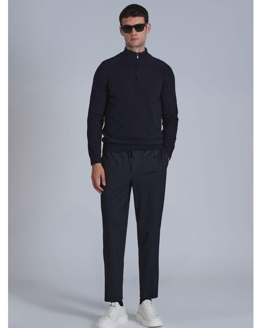 Lufian Pullover Stavan in Blue für Herren
