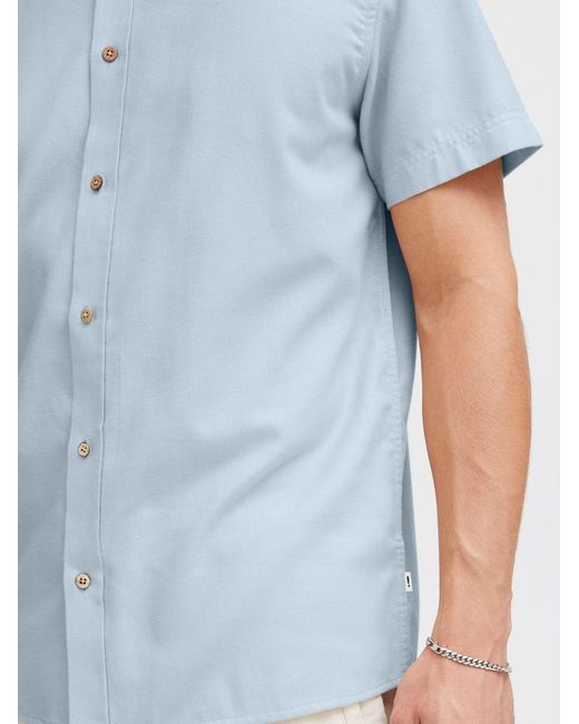 Solid Hemd Pete in Blue für Herren