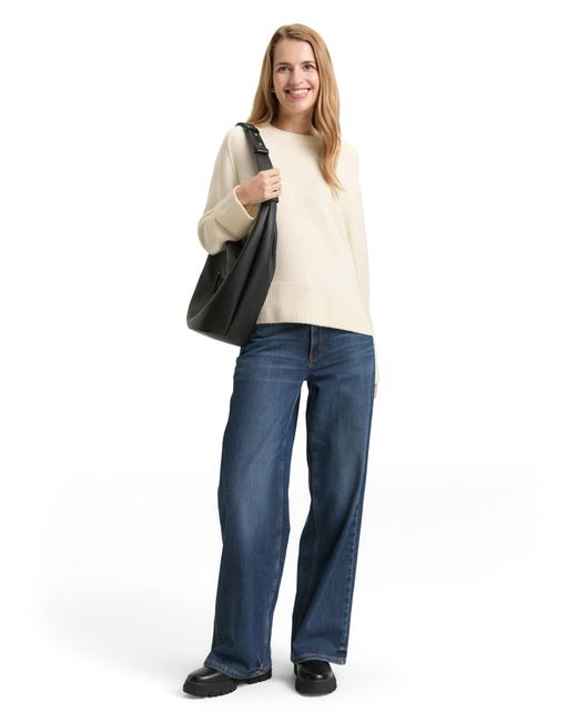 Tom Tailor White Pullover
