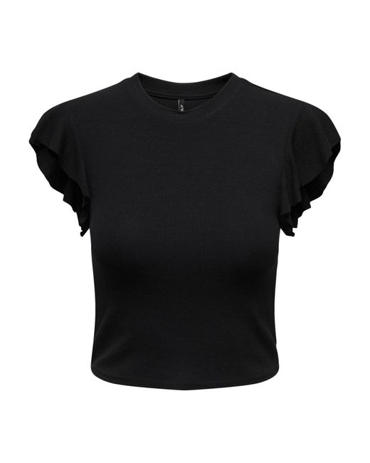 ONLY Black T-shirt 'belia'