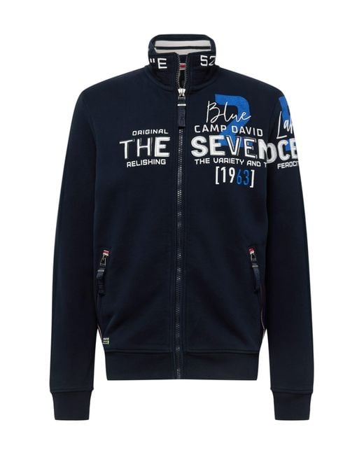 Camp David Camp david sweatjacke in Blue für Herren