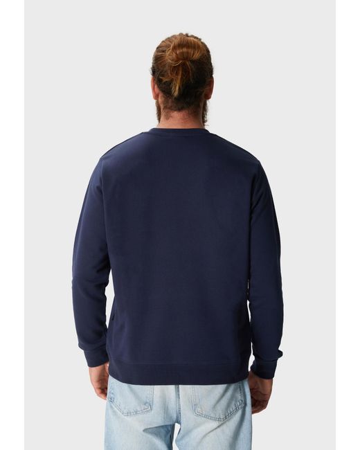 Oldskull Sweatshirt Plain Basic in Blue für Herren