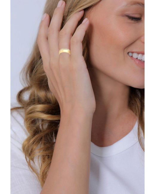 Elli Jewelry Metallic Ring Bandring