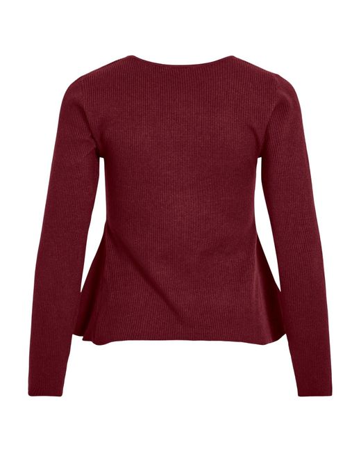 Vila Red Pullover Vimable