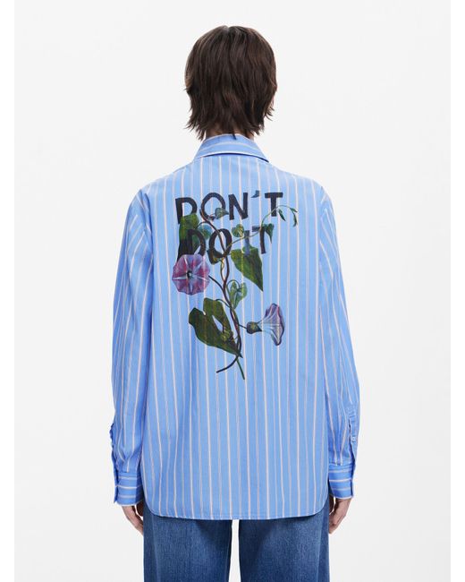 Desigual Blue Bluse
