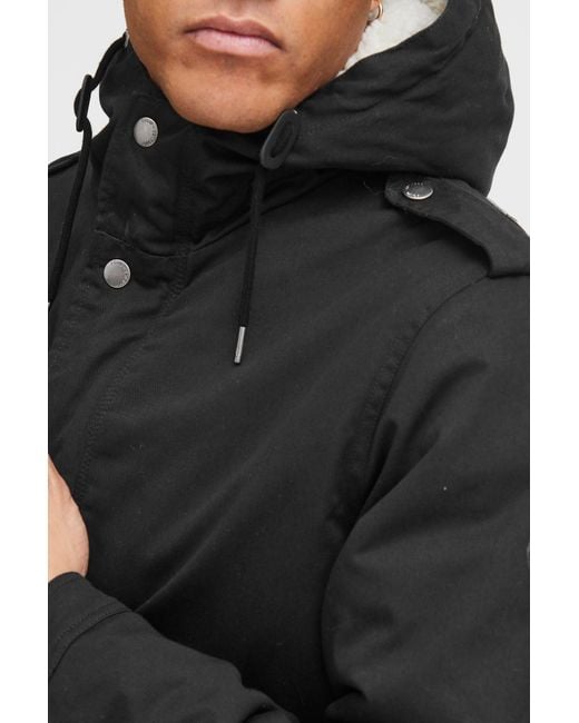 Solid Winterparka Darnell in Black für Herren